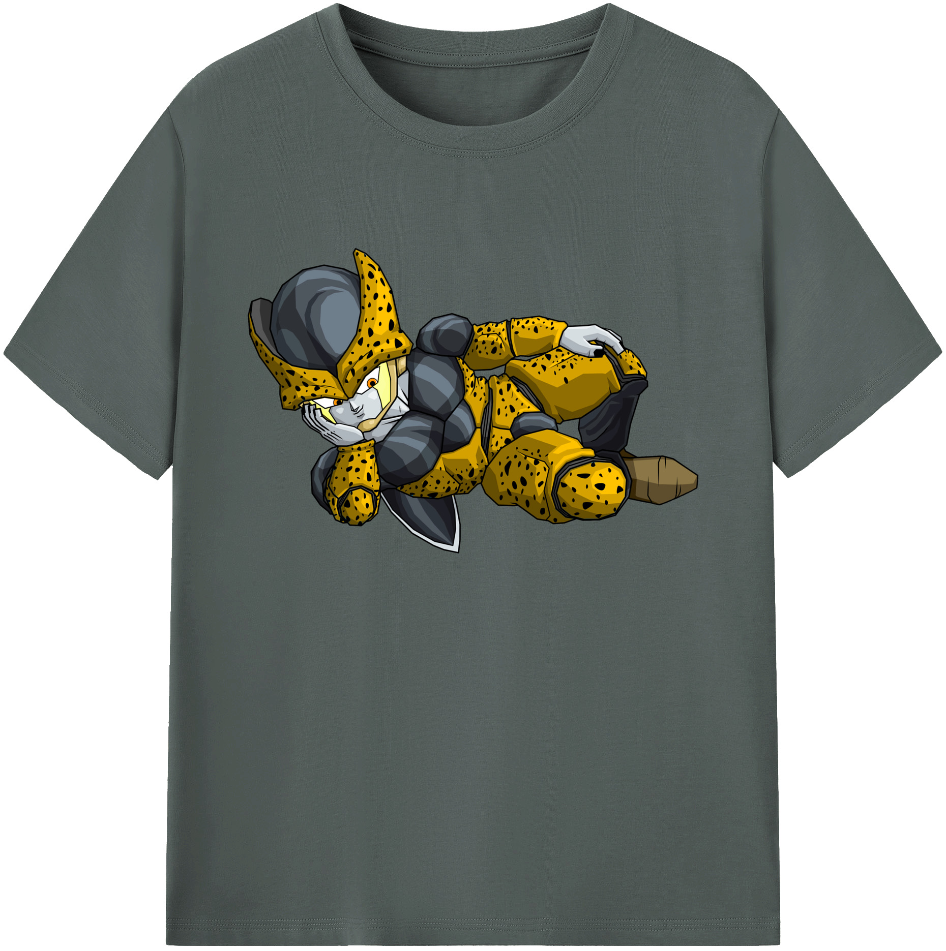 （画像用） ドラゴンボール セル DRAGON BALL Cell 綿100％ メンズ半袖Tシャツ｜肌触りやわらか＆通気性